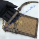 Louis Vuitton Monogram Reverse Canvas Vertical Trunk Pochette M67873