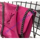 Saint Laurent Medium Niki Chain Bag in Crinkled and Quilted Leather YSL6188-rose