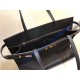 Saint Laurent Medium MANHATTAN shopping bag in smooth leather YSL6469-black