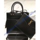 Saint Laurent UPTOWN Small tote in shiny smooth leather YSL6491-black