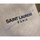 Saint Laurent TEDDY shopping bag in linen canvas YSL8805-white