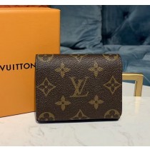 Louis Vuitton Monogram Canvas Enveloppe Carte de visite M63801-brown