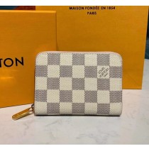 Louis Vuitton Damier Azur Zippy Coin Purse N60229-pink