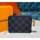 Louis Vuitton Damier Ebene Zippy Coin Purse N63070-black