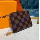 Louis Vuitton Damier Ebene Zippy Coin Purse N63070-brown