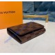 Louis Vuitton Damier Ebene Enveloppe Carte de visite N63338-brown
