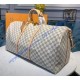 Louis Vuitton Damier Azur Keepall Bandouliere 55 N41429