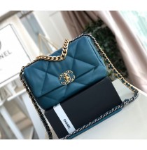 Chanel 19 Small Flap Bag C1160-blue