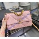 Chanel 19 Small Flap Bag C1160-pink