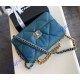 Chanel 19 Large Flap Bag C1161-blue