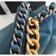 Chanel 19 Large Flap Bag C1161-blue