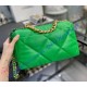 Chanel 19 Large Flap Bag C1161-green