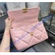 Chanel 19 Large Flap Bag C1161-pink