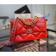 Chanel 19 Large Flap Bag C1161-red