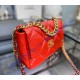 Chanel 19 Large Flap Bag C1161-red