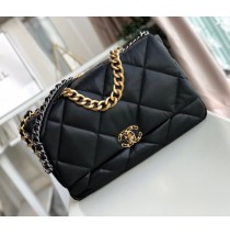 Chanel 19 Maxi Flap Bag C1162-black