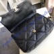 Chanel 19 Maxi Flap Bag C1162-black