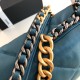 Chanel 19 Maxi Flap Bag C1162-blue