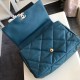 Chanel 19 Maxi Flap Bag C1162-blue