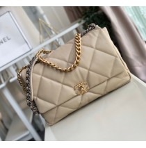 Chanel 19 Maxi Flap Bag C1162-tan