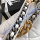 Chanel 19 Maxi Flap Bag C1162-white