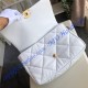 Chanel 19 Maxi Flap Bag C1162-white