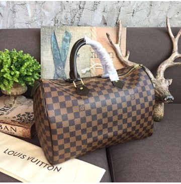 Louis Vuitton Damier Ebene Speedy 35 N41363