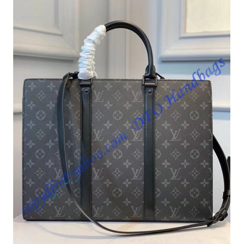 Louis Vuitton Monogram Eclipse Sac Plat Horizontal Zippe M45265 ...