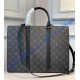 Louis Vuitton Monogram Eclipse Sac Plat Horizontal Zippe M45265