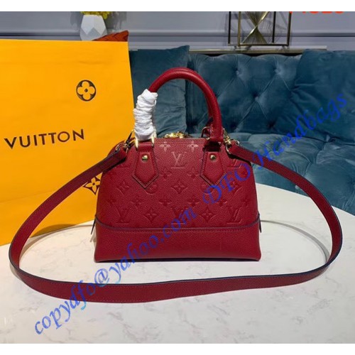 Louis Vuitton Monogram Empreinte Leather Neo Alma BB M44829-beige-red – LuxTime DFO Handbags