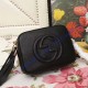 Gucci Soho Small Leather Disco Bag GU308364-black