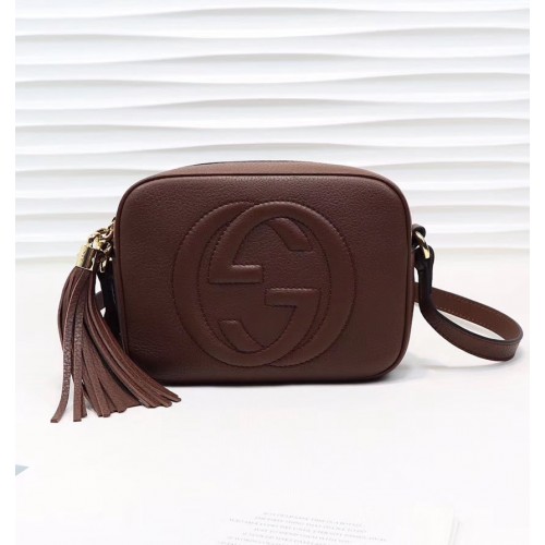 Gucci Soho Small Leather Disco Bag GU308364-dark-brown – LuxTime DFO ...