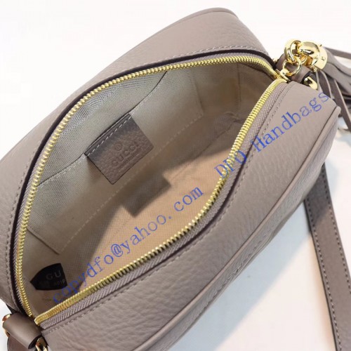Gucci Soho Small Leather Disco Bag GU308364-gray – LuxTime DFO Handbags