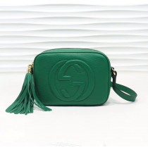 Gucci Soho Small Leather Disco Bag GU308364-green