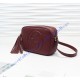 Gucci Soho Small Leather Disco Bag GU308364-wine-red