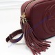 Gucci Soho Small Leather Disco Bag GU308364-wine-red