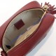 Gucci Soho Small Leather Disco Bag GU308364-wine-red