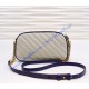 Gucci GG Marmont small matelasse shoulder bag GU447632-white-blue