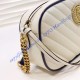 Gucci GG Marmont small matelasse shoulder bag GU447632-white-blue