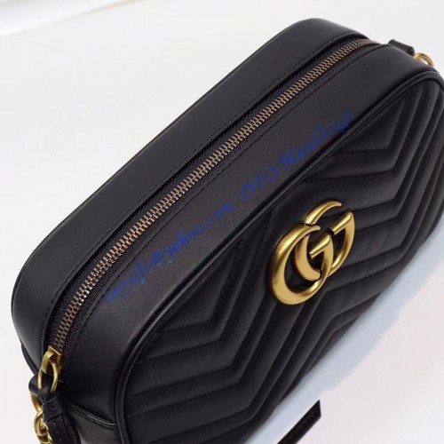 Gucci GG Marmont small matelasse shoulder bag GU447632A-black – LuxTime ...