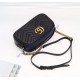 Gucci GG Marmont small matelasse shoulder bag GU447632A-black