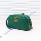 Gucci GG Marmont small matelasse shoulder bag GU447632A-green