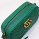 Gucci GG Marmont small matelasse shoulder bag GU447632A-green