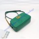 Gucci GG Marmont small matelasse shoulder bag GU447632A-green