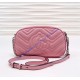 Gucci GG Marmont small matelasse shoulder bag GU447632B-pink