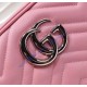 Gucci GG Marmont small matelasse shoulder bag GU447632B-pink