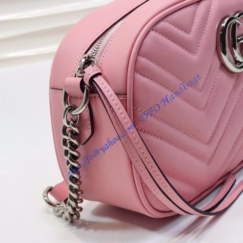 Gucci GG Marmont small matelasse shoulder bag GU447632B-pink – LuxTime DFO Handbags