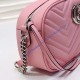 Gucci GG Marmont small matelasse shoulder bag GU447632B-pink