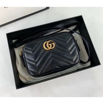 Gucci GG Marmont Matelasse Mini Bag GU448065A-black