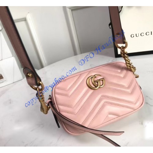 Gucci GG Marmont Matelasse Mini Bag GU448065A-pink – LuxTime DFO Handbags